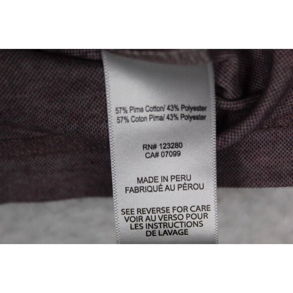 Travis Mathew Mens Large Golf Polo Shirt Pocket Red Outdoor Pima Cotton - Picture 6 of 8